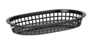 Košarice za posluživanje u fast food stilu., HENDI, Crvena, 6 kom, 275x175x(H)38mm