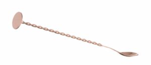 Barska žlica s muddlerom, BarUp, Bakrena, 280x35mm