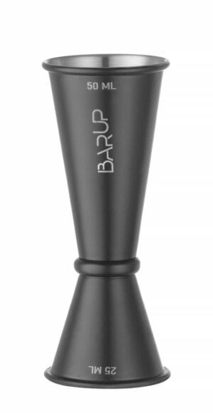 Jigger 25/50 ml, BarUp, Crna, ?44x(H)110mm