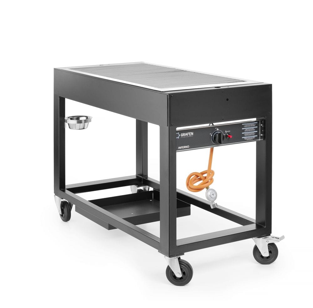 Plinski roštilj Tampa, HENDI, Crna, 10kW, 1260x580x(H)900mm - Slika 2