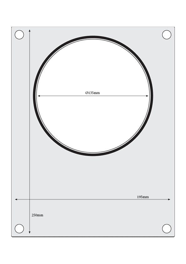 Matrica za brtvljenje posuda , HENDI, 2x spermnik 178x113 mm - Slika 4