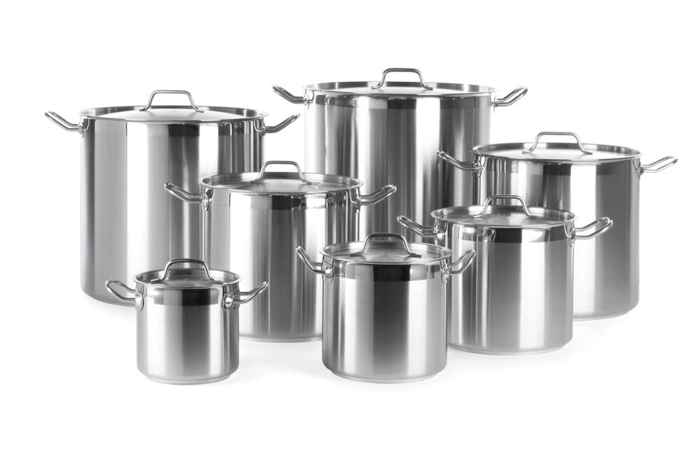 Lonac za pirjanje, duboki - s poklopcem, HENDI, Profi Line, 95L, fi500x(H)500mm