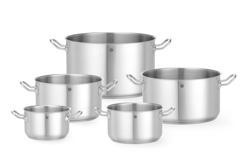 Lonac za pirjanje, srednje dubine - bez poklopca, HENDI, Kitchen Line, 6L, ?240x(H)135mm