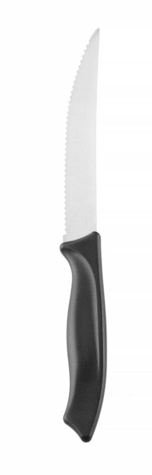 Steak nož, nazubljen, HENDI, Crna, (L)227mm