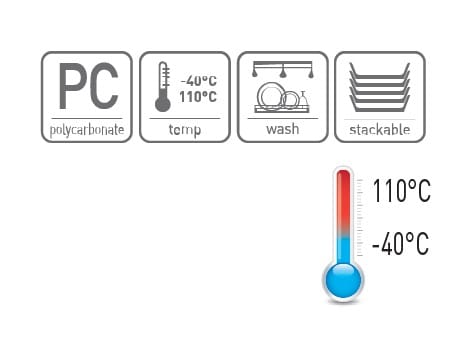 Gastronorm poklopac s otvorom za Sous-vide štap, HENDI, GN 1/1, Prozirno, 530x325mm - Slika 4