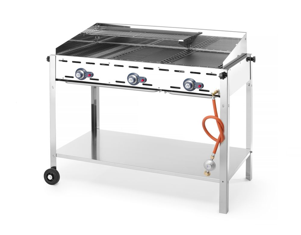 Green Fire roštilj s 3 plamenika, HENDI, Profi Line, 17,4kW, 1078x612x(H)825mm - Slika 2