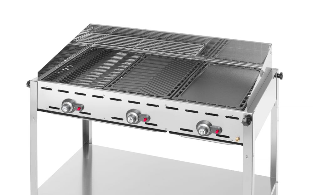 Green Fire roštilj s 3 plamenika, HENDI, Profi Line, 17,4kW, 1078x612x(H)825mm - Slika 4