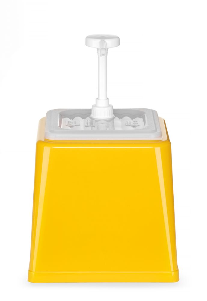 Dozator za umak s pumpicom, HENDI, 2,5L, Bijela, 230x210x(H)327mm - Slika 3