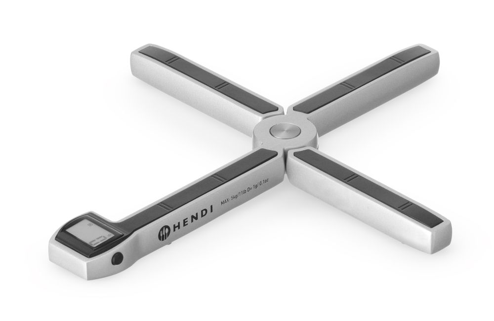 Preklopna kuhinjska vaga, HENDI, 219x180x(H)16mm