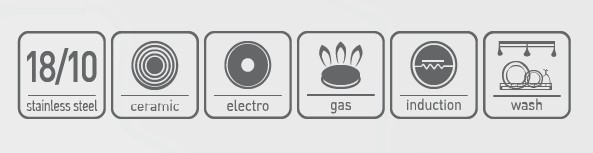 Tava za prženje, s neljepljivim premazom - bez poklopca, HENDI, Profi Line, ?320x(H)58mm - Slika 4