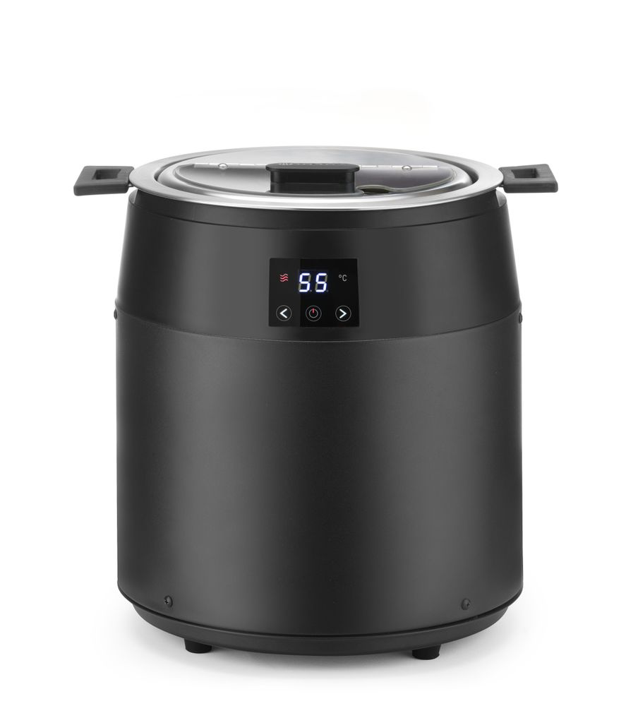 Kotlić za juhu bez vode, 10L, HENDI, 10L, Crna, 220-240V/450W, ?330x(H)398mm