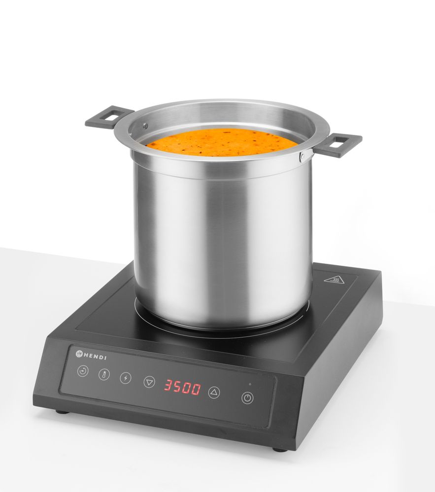 Kotlić za juhu bez vode, 10L, HENDI, 10L, Crna, 220-240V/450W, ?330x(H)398mm - Slika 2