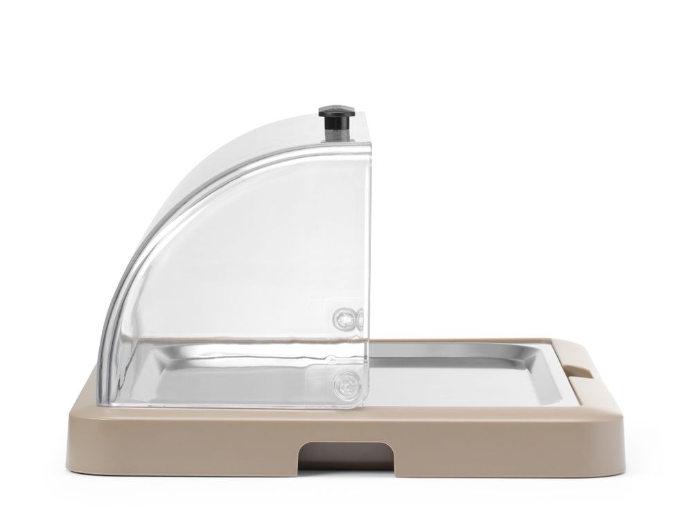 Jednostruka roll-top rashladna vitrina Duo UNIQ, HENDI, designed by Robert Bronwasser, Crna, 460x355x(H)220mm - Slika 3