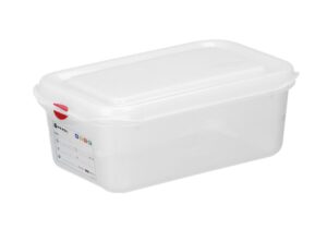 Spremnik GN 1/4 polipropilen, HENDI, GN 1/4, 1,8L, Prozirno, 265x162x(H)65mm
