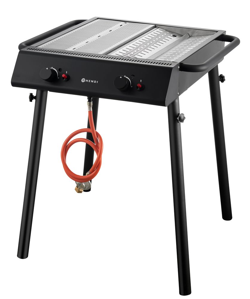 Xantos Black Roštilj na plin, HENDI, Crna, 9,5kW, 770x710x(H)870mm - Slika 2