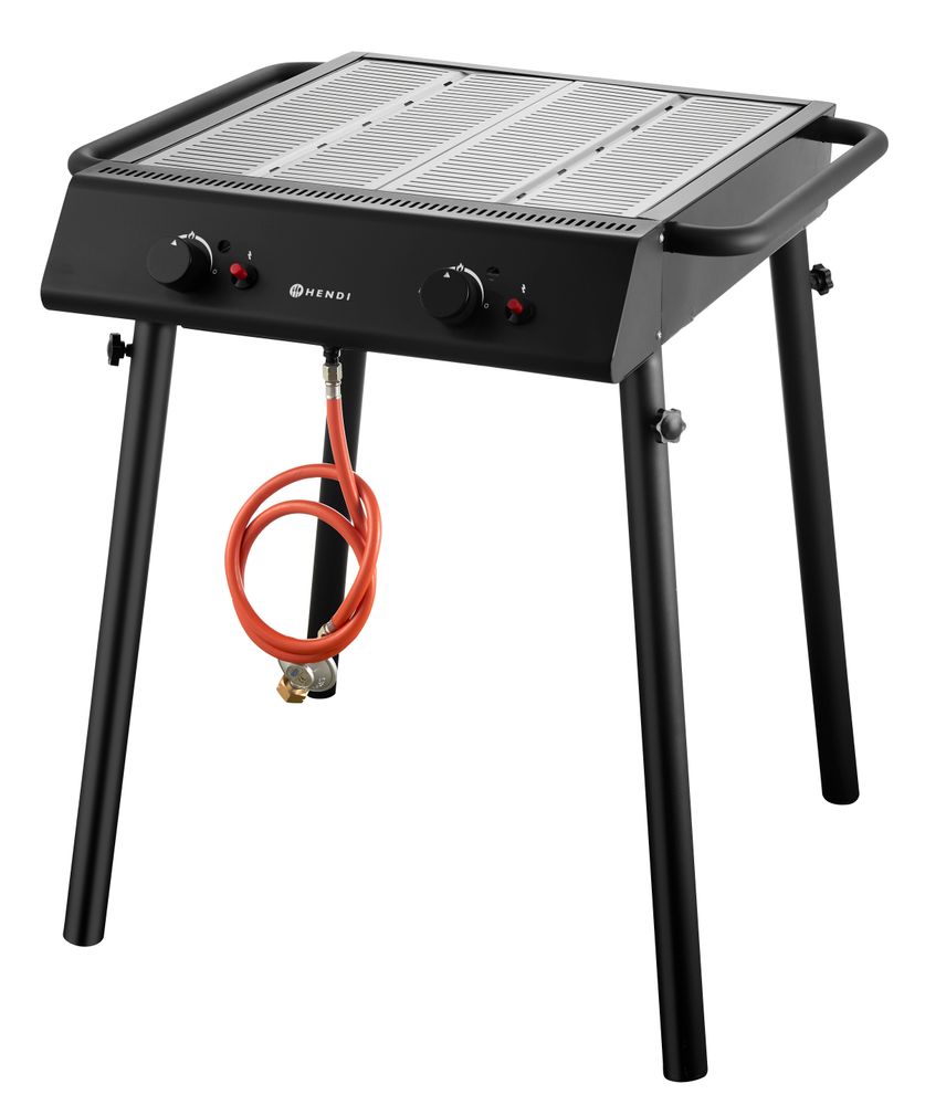 Xantos Black Roštilj na plin, HENDI, Crna, 9,5kW, 770x710x(H)870mm - Slika 3