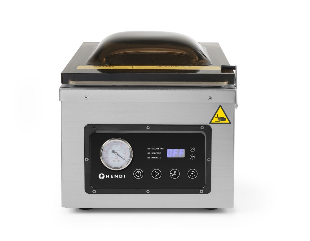 Stroj za pakiranje s vakuumskom komorom, HENDI, Profi Line, Ljepljiva traka 300 mm, 230V/950W, 367x425x(H)364mm
