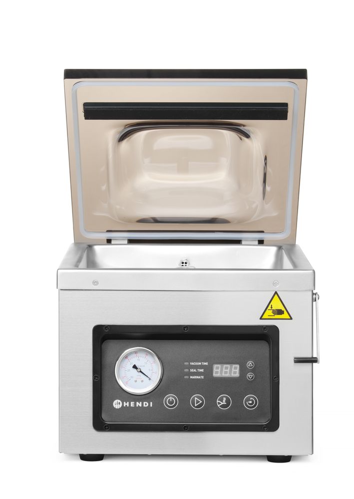 Stroj za pakiranje s vakuumskom komorom, HENDI, Profi Line, Ljepljiva traka 300 mm, 230V/950W, 367x425x(H)364mm - Slika 4