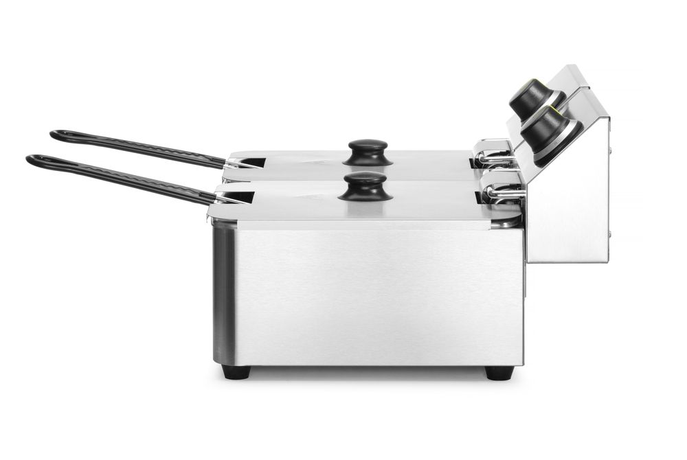 Friteza Kitchen Line - 2x 6L, HENDI, Kitchen Line, 12L, 230V/6600W, 550x430x(H)305mm - Slika 4