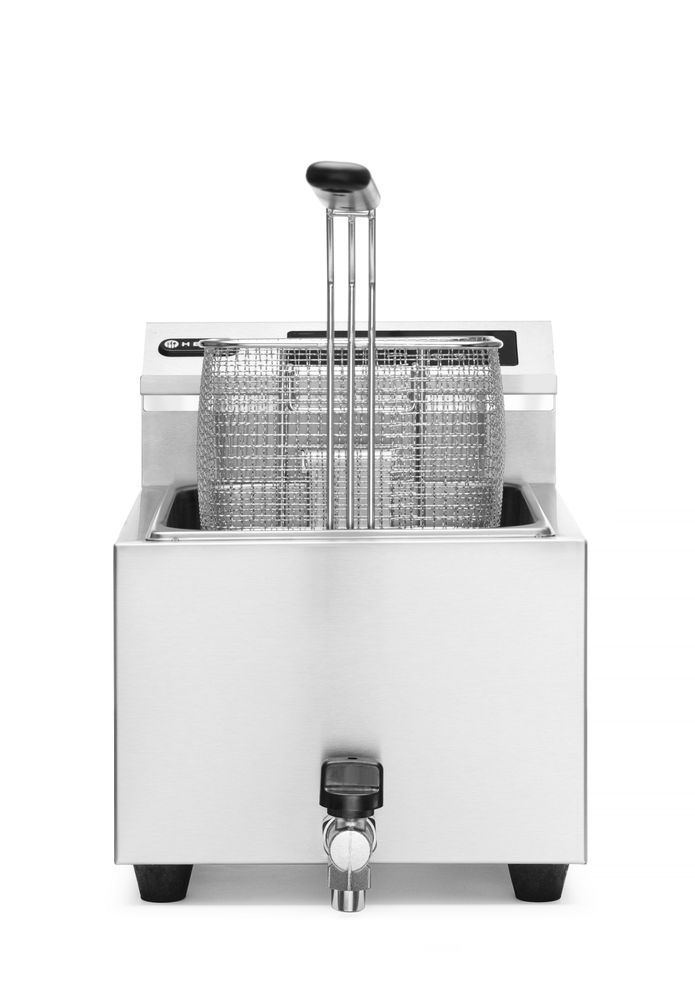 Friteza Profi Line s ispusnim ventilom digitalna – 8 l, HENDI, Profi Line, 8L, 230V/3500W, 305x515x(H)345mm - Slika 3