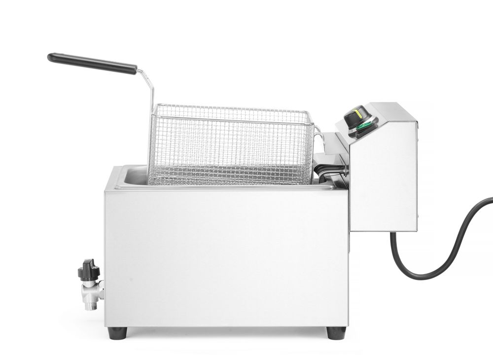 Friteza XL s odvodnom slavinom HENDI GOLIATH, HENDI, 10L, 400V/10200W, 300x585x(H)392mm - Slika 3
