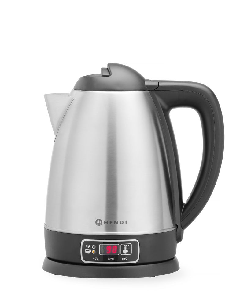 Bežično električno kuhalo s kontrolom temperature, HENDI, 1,8L, 230V/1800W, 230x165x(H)255mm