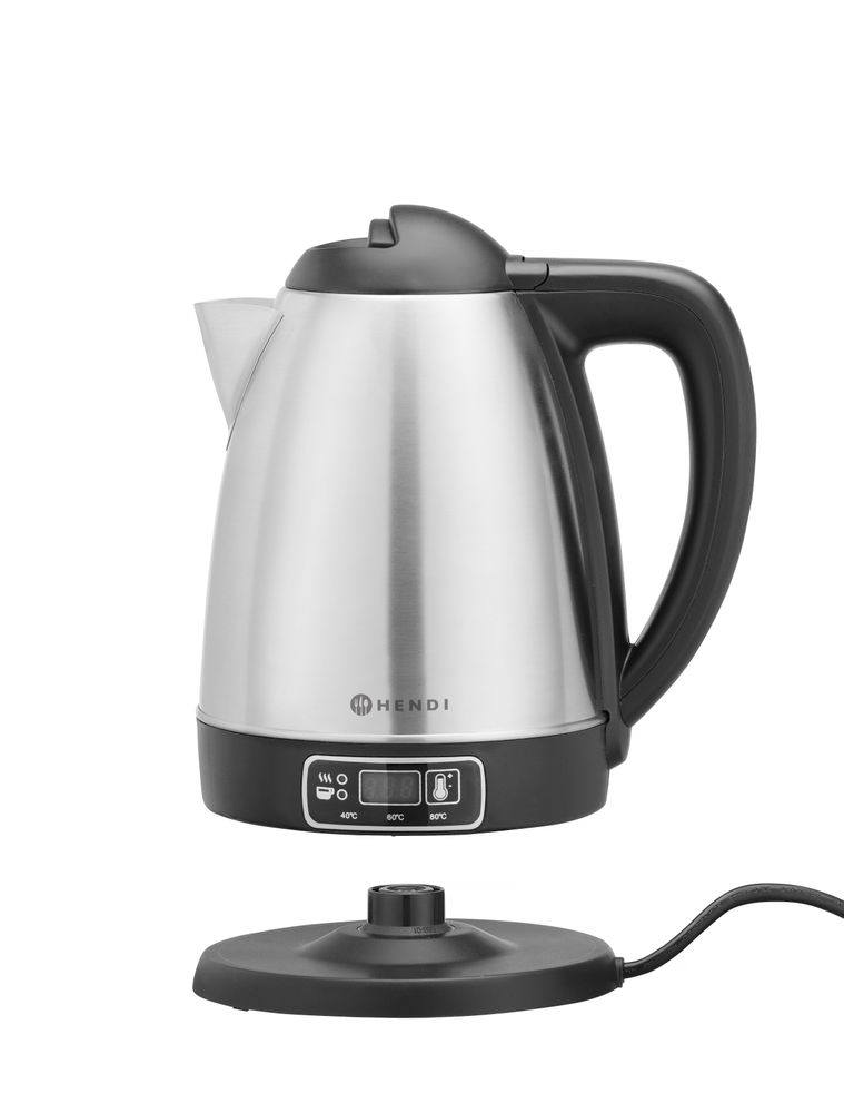 Bežično električno kuhalo s kontrolom temperature, HENDI, 1,8L, 230V/1800W, 230x165x(H)255mm - Slika 3