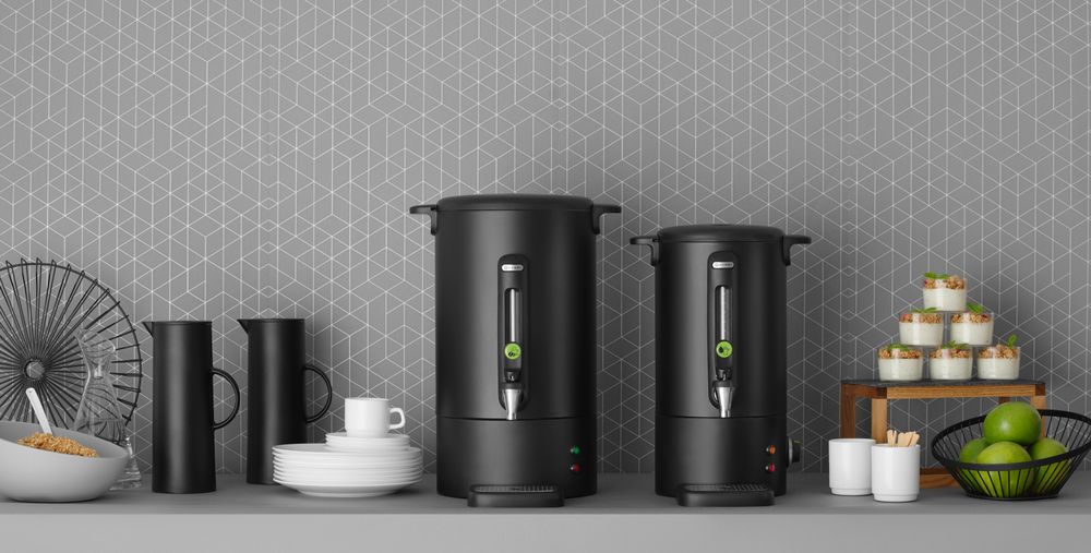 Grijač za tople napitke UNIQ, HENDI, designed by Robert Bronwasser, 9L, Crna, 220-240V/950W, 307x330x(H)450mm - Slika 3