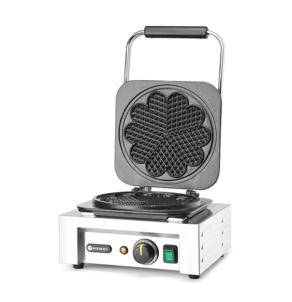 Aparat za vafle „Heart“, HENDI, 230V/2200W, 330x543x(H)251mm - Slika 2