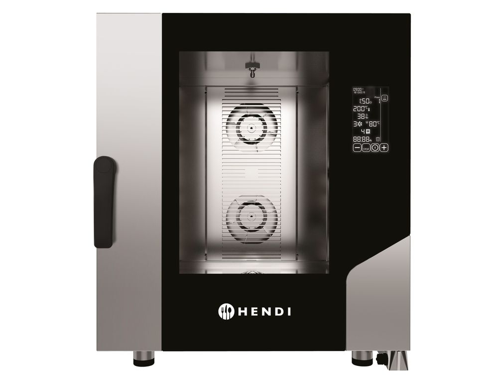 Konvekcijska parna pećnica Contact 7x GN 1/1, HENDI, 400V/10400W, 730x849x(H)850mm