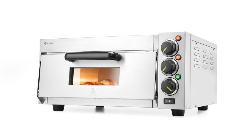 Kompaktna pećnica za pizzu, HENDI, Srebrna, 230V/2000W, 580x560x(H)275mm - Slika 2