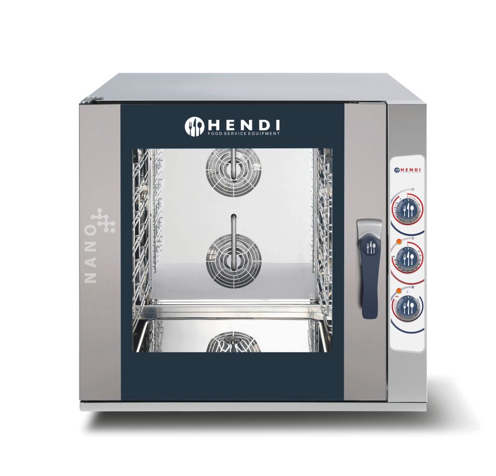 Konvekcijska parna pećnica NANO 7x GN1/1, HENDI, 400V/13800W, 935x881x(H)870mm