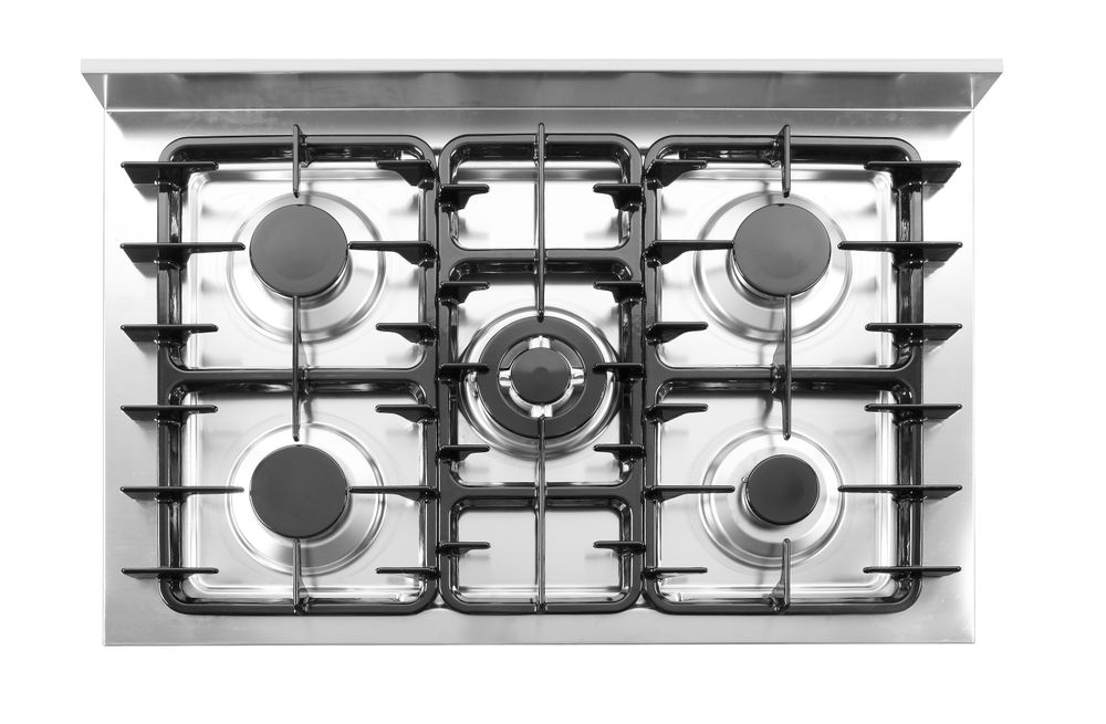 Plinski štednjak - 5 plamenika s električnom pećnicom, HENDI, Kitchen Line, Srebrna, 230V/2900W, 14,3kW, 900x653x(H)900mm - Slika 2