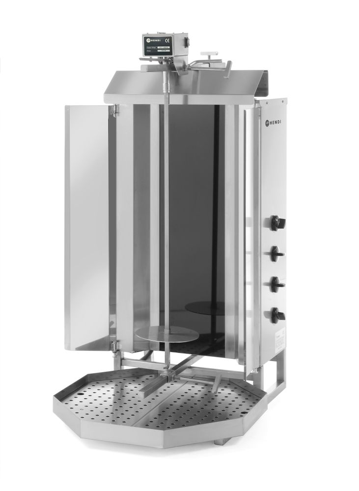 Električni roštilj za kebab, HENDI, Profi Line, 400V/7200W, 7,2kW, 550x700x(H)1120mm