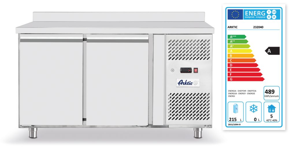 Rashladni ormar s dvoja vrata Profi Line 280L, Arktic, Profi Line, GN 1/1, 230V/250W, 1360x700x(H)879mm - Slika 2