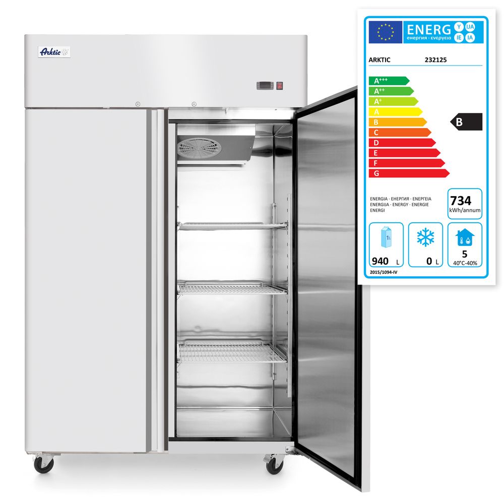 Hladnjak s dvoja vrata Profi line 1240 L, Arktic, Profi Line, GN 2/1, 940L, 230V/350W, 1314x800x(H)2082mm