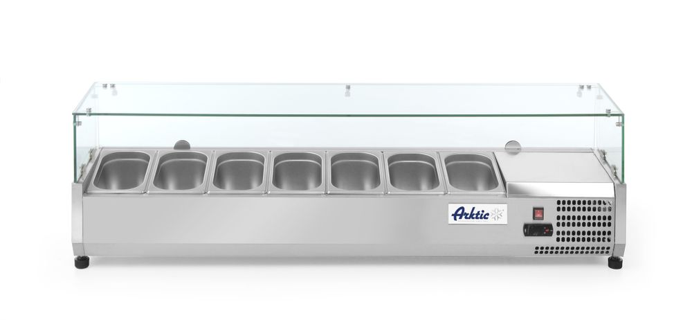 Rashladna vitrina GN1/4, Arktic, 8x GN 1/4, 230V/180W, 1805x335x(H)460mm - Slika 2