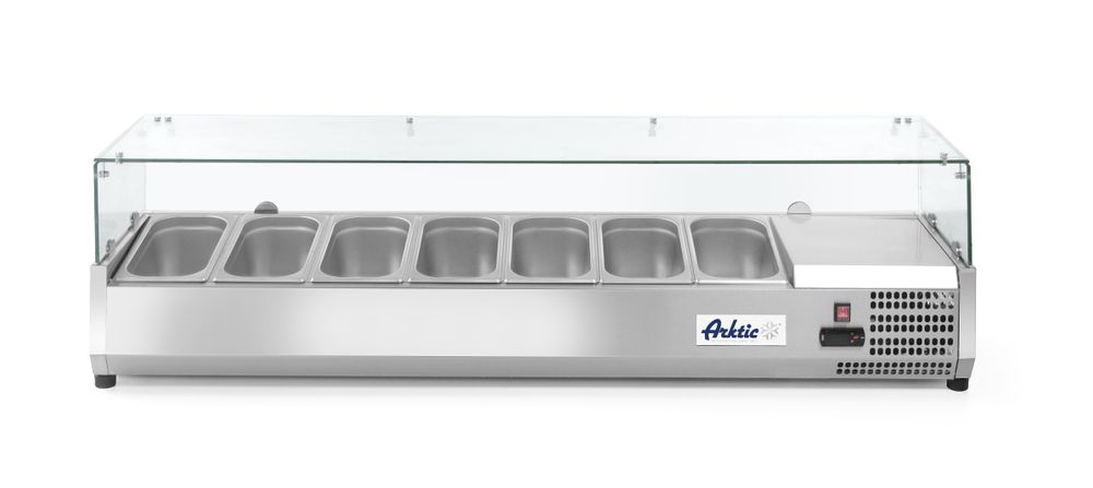 Rashladna vitrina GN1/3, Arktic, 6x GN 1/3, 230V/180W, 1405x420x(H)456mm - Slika 3