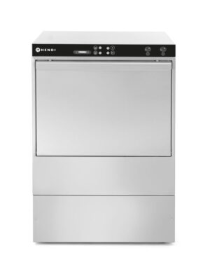 Perilica posuđa 50x50 – elektromehanička kontrola, HENDI, Sa odvodnom pumpom, 400V/6600W, 570x600x(H)830mm