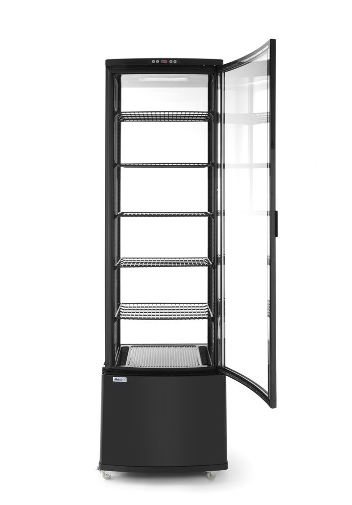 Hlađena vitrina za izlaganje, 270L, Arktic, Crna, 230V/290W, 556x526x(H)1913mm - Slika 3
