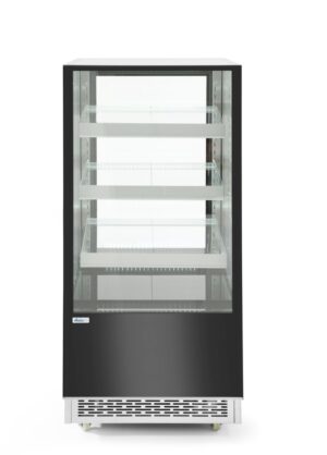 Providna rashladna vitrina s 3 kose police, Arktic, 650L, Crna, 230V/490W, 1200x833x(H)1460mm