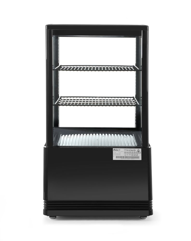 Hlađena vitrina za izlaganje, 58L, Arktic, Crna, 230V/170W, 452x406x(H)830mm - Slika 3