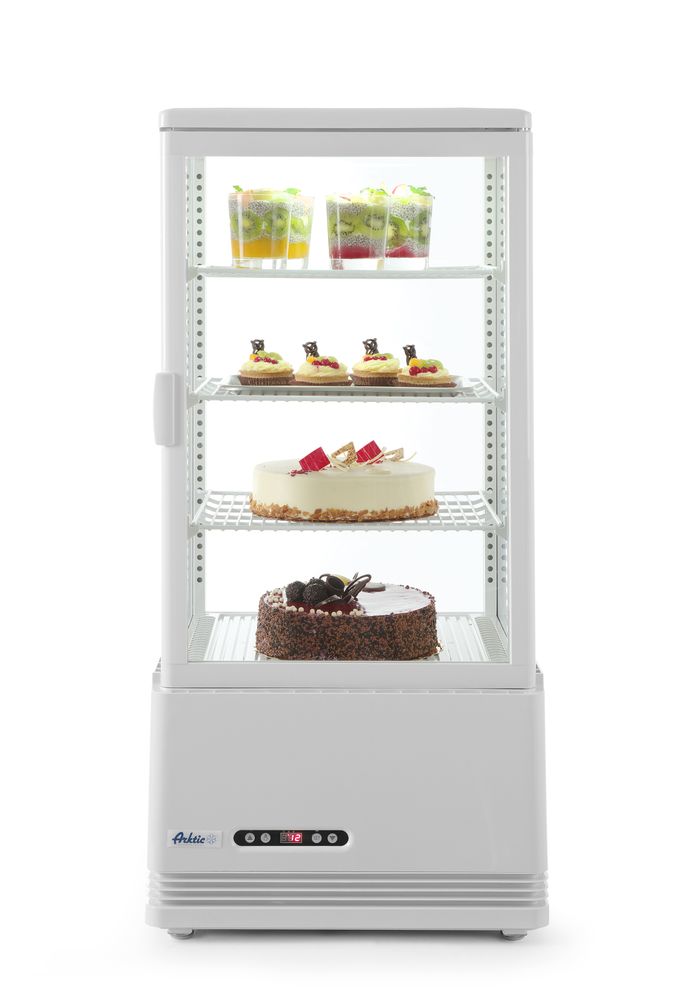 Hlađena vitrina za izlaganje, 78L, Arktic, Crna, 230V/170W, 444x397x(H)940mm