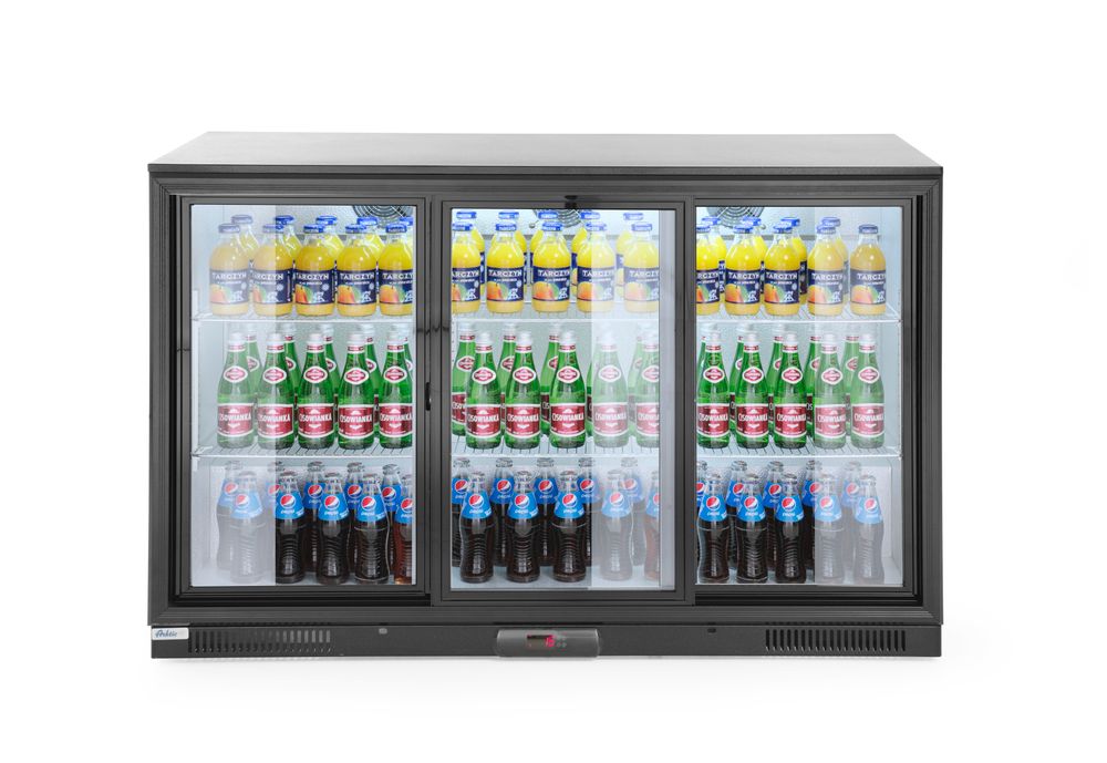 Pultni hladnjak s trostrukim kliznim vratima, Arktic, 254L, Crna, 220-240V/160W, 1350x520x(H)865mm