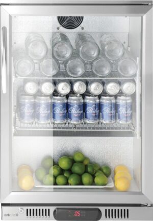 Hladnjak za bar s jednim vratima, Arktic, 75L, Srebrna, 220-240V/120W, 530x500x(H)840mm