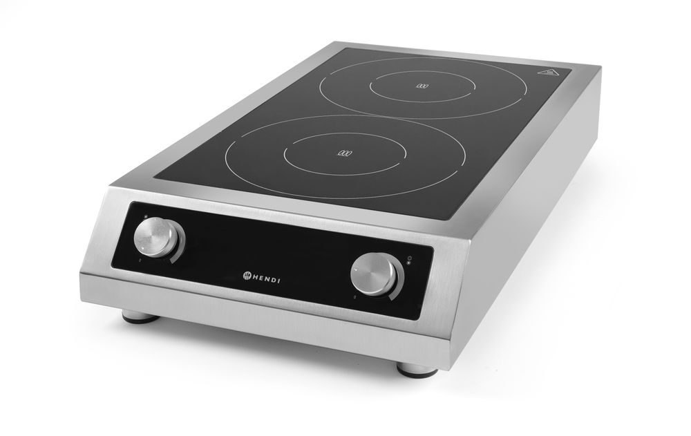 Indukcijska ploča model 7000, HENDI, Profi Line, 400V/7000W, 405x700x(H)145mm