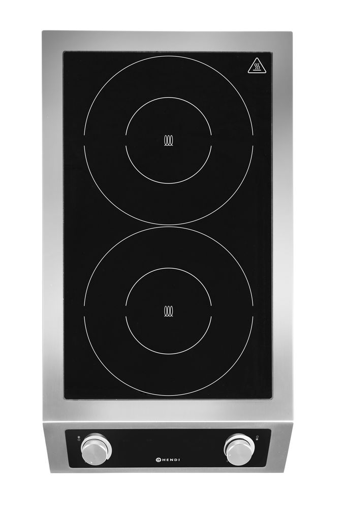 Indukcijska ploča model 7000, HENDI, Profi Line, 400V/7000W, 405x700x(H)145mm - Slika 2