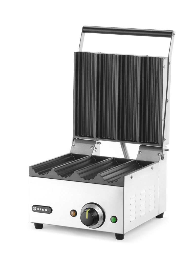 Kontaktni roštilj za hot dog i wrapove., HENDI, 220-240V/1800W, 385x285x(H)254mm - Slika 2
