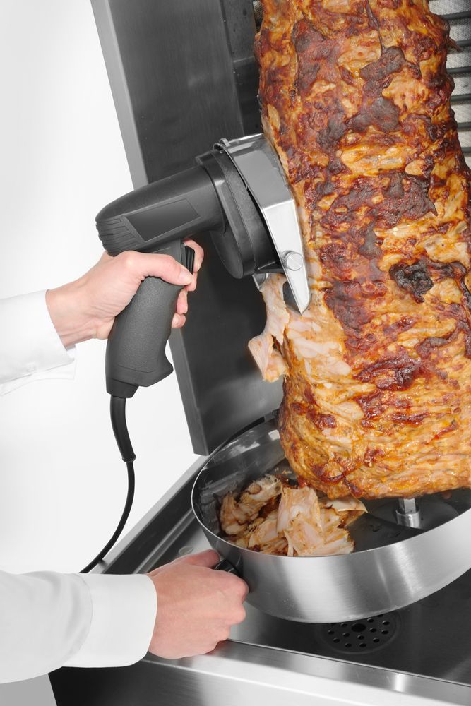 Električni nož za kebab, HENDI, Kitchen Line, 230V/80W, 262x134x(H)189mm - Slika 2