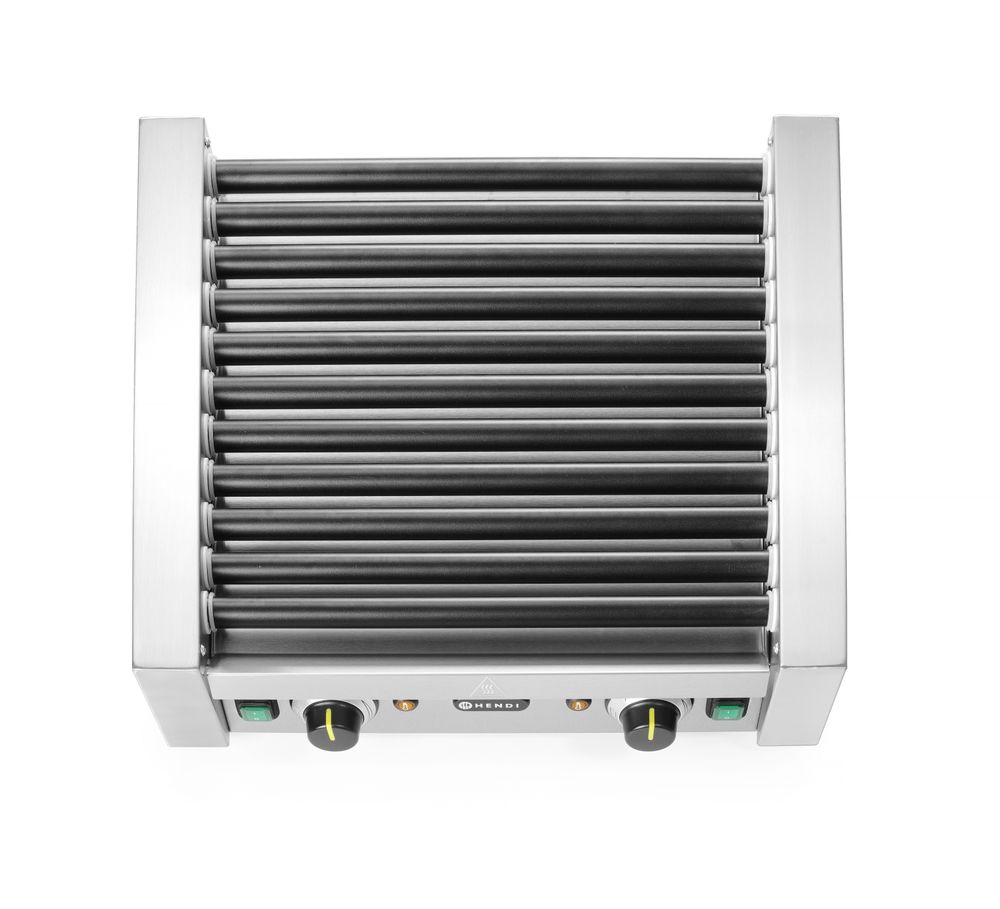 Roštilj s valjcima za kobasice - dvije zone, HENDI, 14 valjaka, 230V/1480W, 520x650x(H)176mm - Slika 4